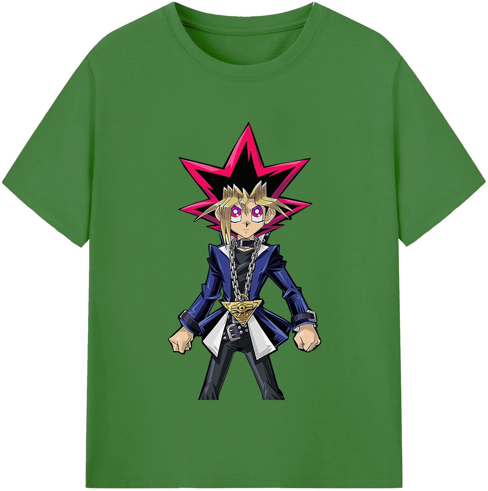 （画像用） 遊☆戯☆王 Yu-Gi-Oh! レディースカジュアルプリントTシャツ（綿100％）